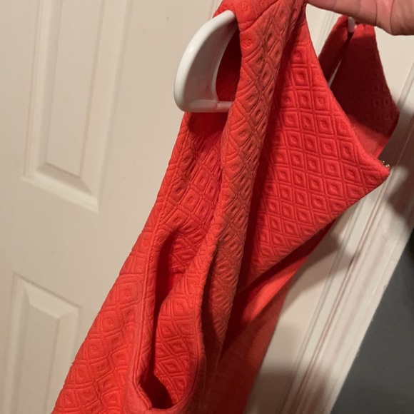 Tommy Hilfiger size 10 tangerine sleeveless dress - Picture 10 of 11